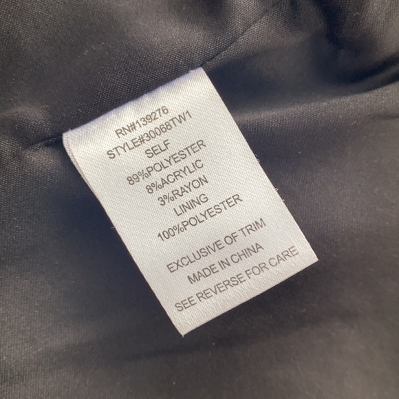 Anthro. Daniel Rainn herringbone black vest size small - Picture 12 of 15